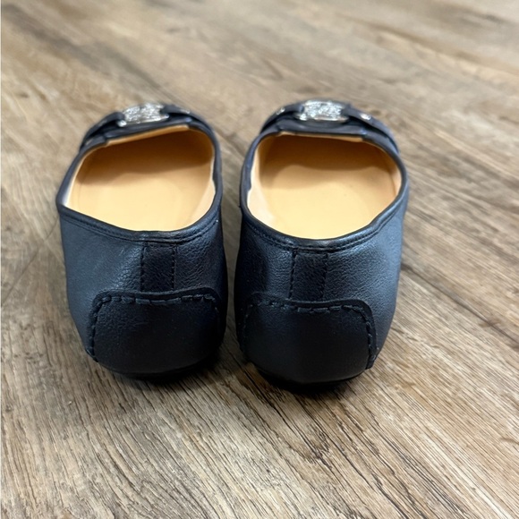 Liz Claiborne • Navy Selma Flex Form Comfort Ballet Flats - Picture 5 of 8